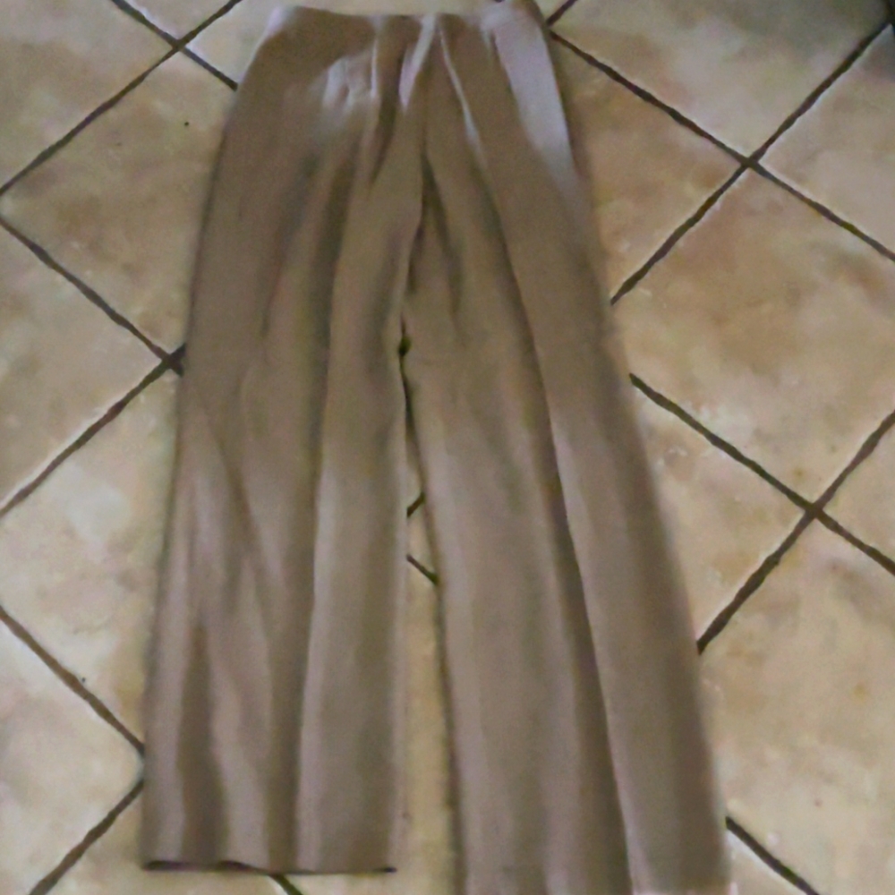 Brown suit pants